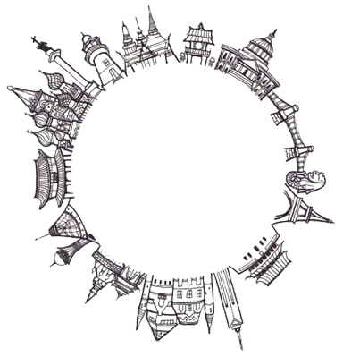 stamp background design